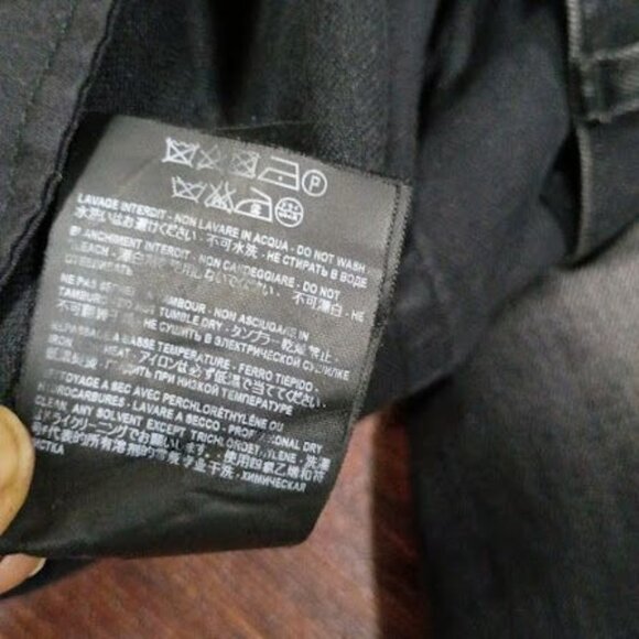 Saint Laurent Paris Slim-Fit 30 Black Distressed Denim Jeans  Made In Italy - Picture 12 of 15